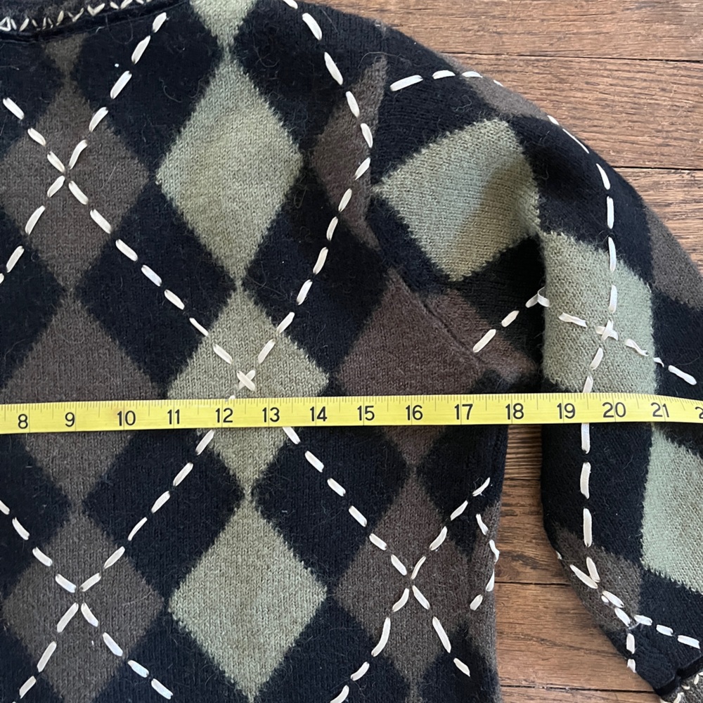 Clueless Wool Plaid Cartigan View 4